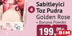 GOLDEN ROSE SABİTLEYİCİ TOZ PUDRA